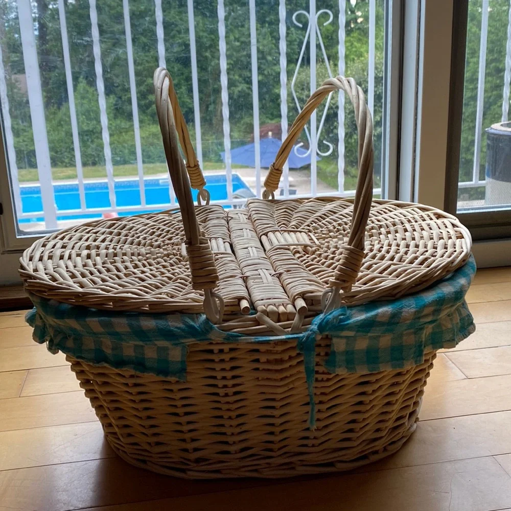 Pottery Barn Picnic Basket